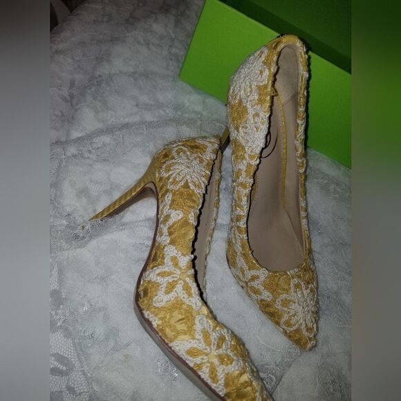 Sam Edelman Tristan Hazel Jacquard Bird Pumps new size 6 - Picture 12 of 15
